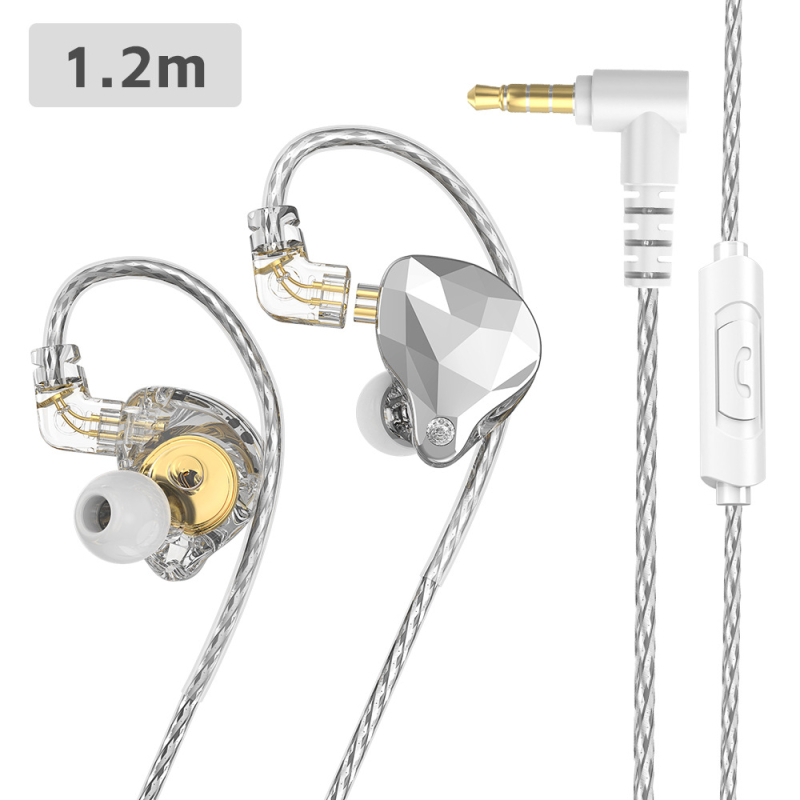 X4Pro sportos, vezetékes fülhallgató, 3,5 mm-es csatlakozó, hátul tekeredő kábel, mikrofon, 11 mm hangszóró, 16 Ω