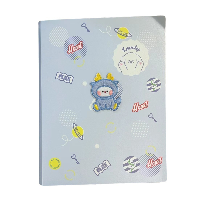 DIY Longbao Album de stocare a rapoartelor de sarcină – Organizator de documente cu fermoar mat pentru viitoare mămici