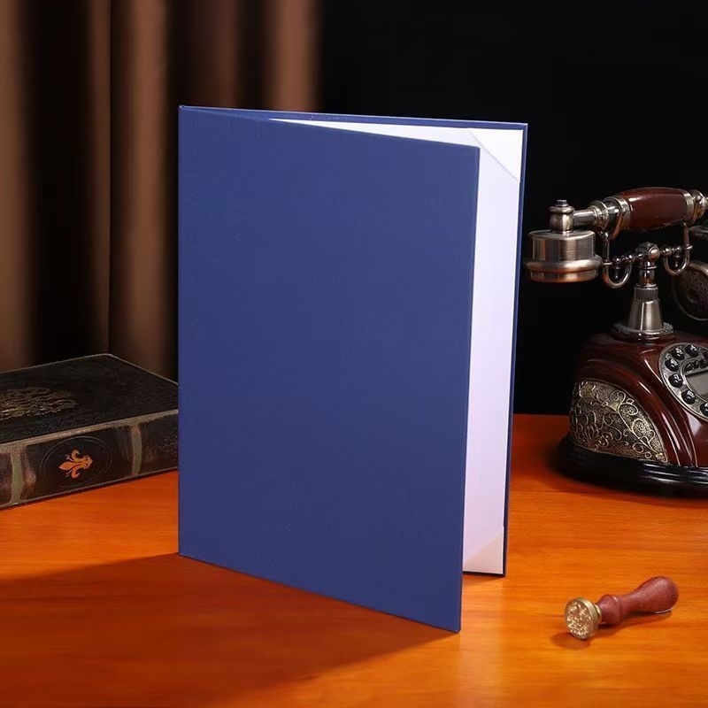 Copertă de certificat din piele roșie, format A4, pentru discursuri și recitarea poeziei
