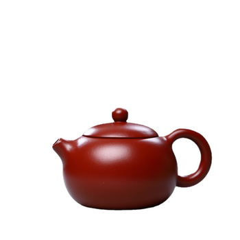 Ceainic din lut purpuriu, lucrat manual, stil Red Robe Xishi, pentru pregătirea ceaiului acasă, într-o cutie cadou