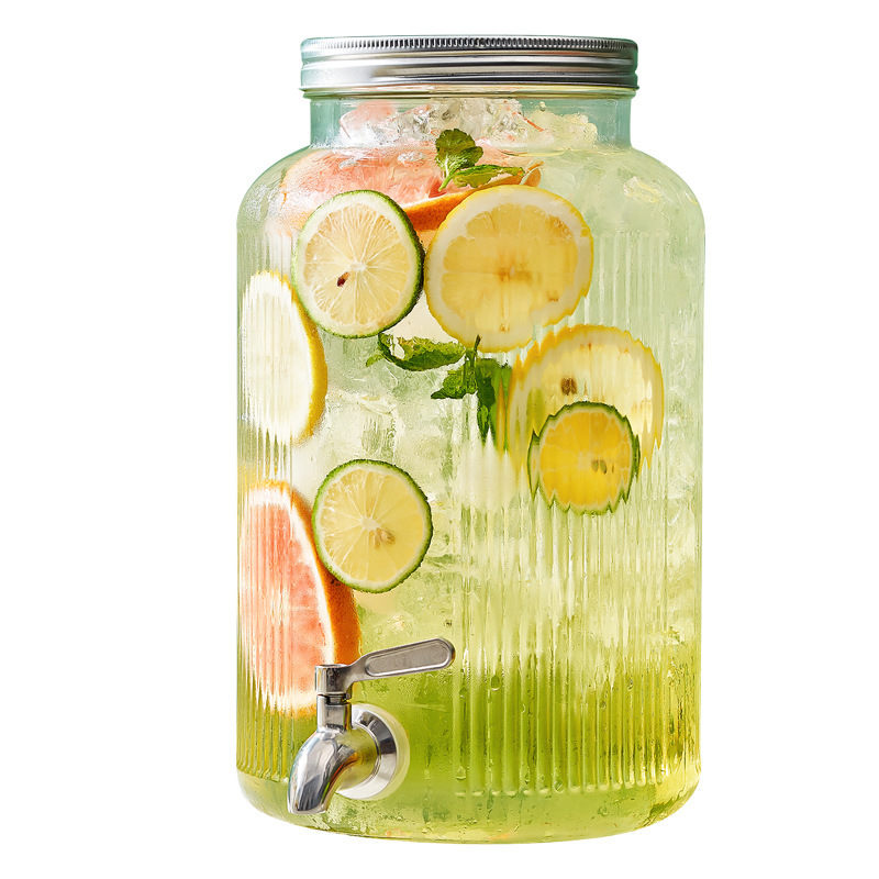Okins carafă din sticlă pentru apă rece, capacitate mare, utilizare casnică, design modern minimalist