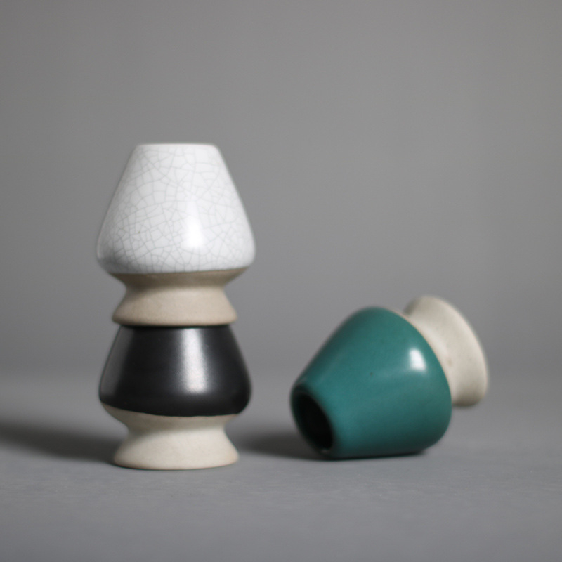 Suport ceramic pentru chasen (matcha whisk) – accesorii ceremonie ceai japoneză