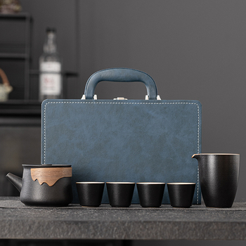 Set portabil de ceai în cutie cadou – ceai ceramic cu logo personalizat pentru cadouri corporative