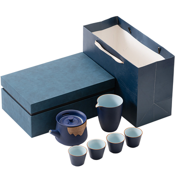 Set portabil de ceai în cutie cadou – ceai ceramic cu logo personalizat pentru cadouri corporative