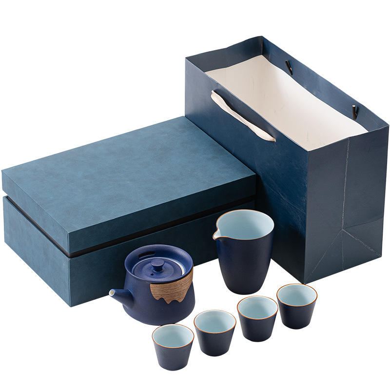 Set portabil de ceai în cutie cadou – ceai ceramic cu logo personalizat pentru cadouri corporative