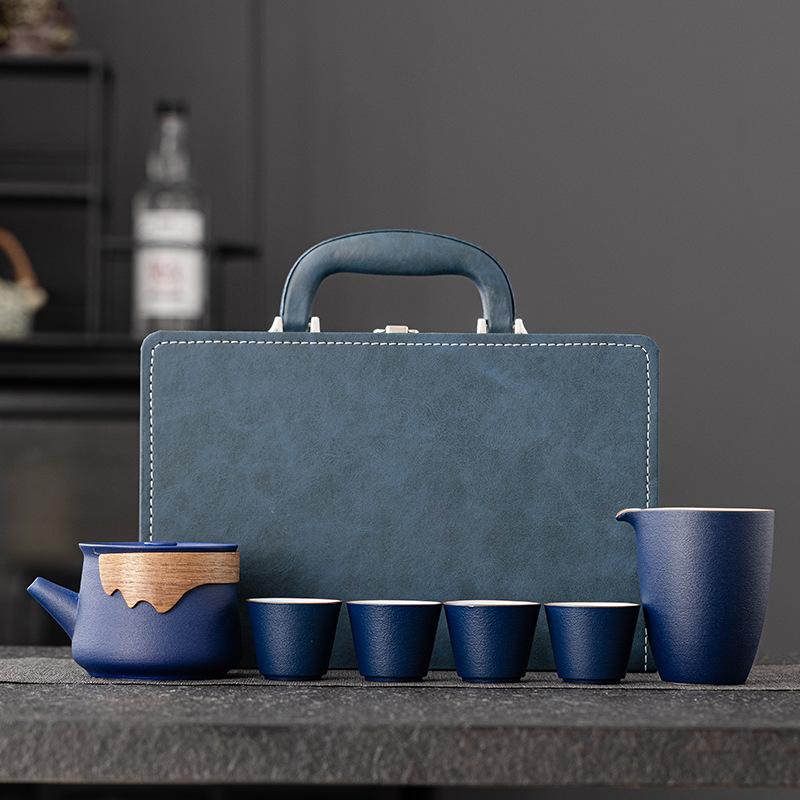 Set portabil de ceai în cutie cadou – ceai ceramic cu logo personalizat pentru cadouri corporative