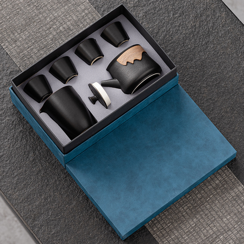 Set portabil de ceai în cutie cadou – ceai ceramic cu logo personalizat pentru cadouri corporative