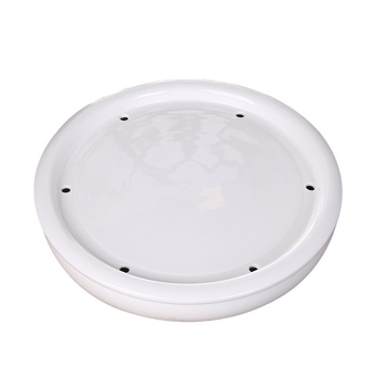 Tavă circulară pentru ceai, ceramică albă cu rezervor de apă, mic bazin de ceai, stil Chaoshan Gongfu