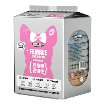 Scutece pentru animale de companie cu schimbare de culoare pentru femele și masculi, 10 bucăți