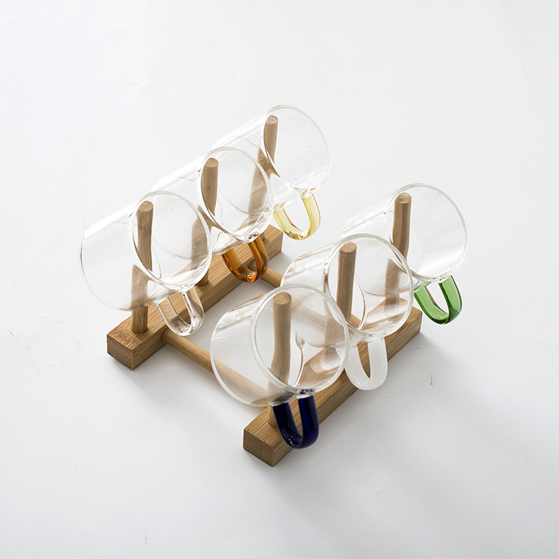 Tavă de ceai din bambus cu mânere, stil simplu-retro, tavă de drenaj pentru ceai și fructe