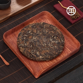 Tavă de ceai din lemn masiv de rosewood pentru Pu'er, tavă de degustare a ceaiului, cutie pentru bucățile de ceai și tavă de evaluare a frunzelor