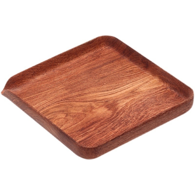 Tavă de ceai din lemn masiv de rosewood pentru Pu'er, tavă de degustare a ceaiului, cutie pentru bucățile de ceai și tavă de evaluare a frunzelor