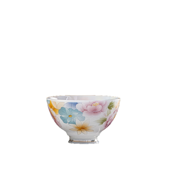 Ceșuță de ceai din porțelan, în stil chinezesc, cu ornament de aur, pentru uz casnic, degustare de ceai