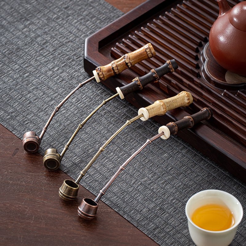 Linguriță de matcha din bambus, accesorii pentru ceremonia ceaiului, stil chinezesc nou