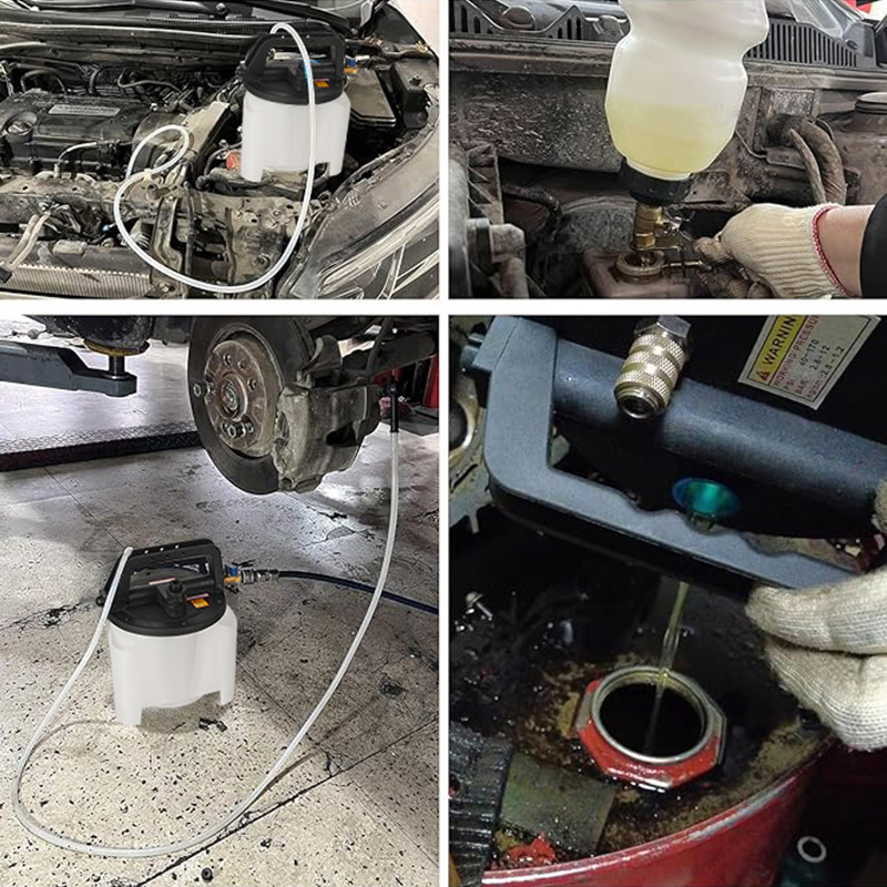 Unealtă pentru înlocuirea lichidului de frână și mașină pneumatică, capacitate 2 L, pentru reparații auto