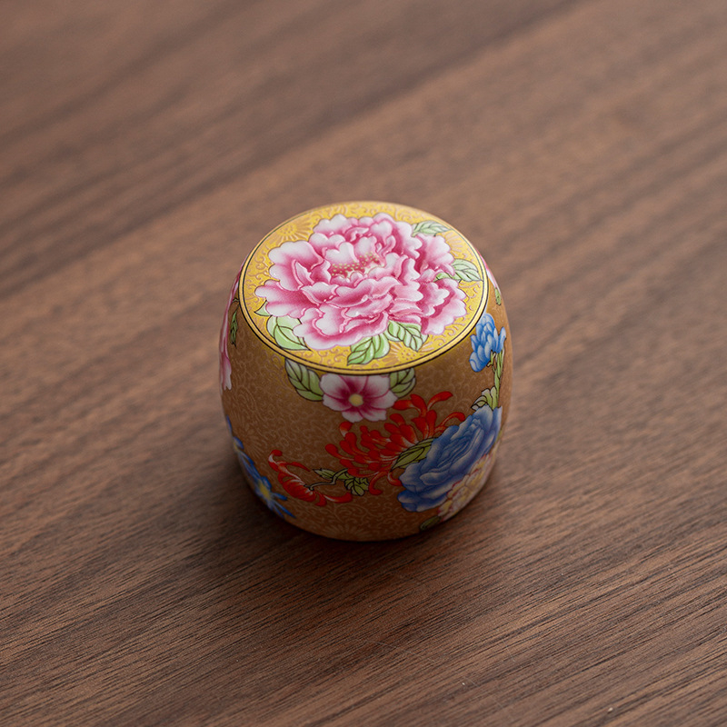 Suport ceramic emailat pentru capacul ceainicului și pernă pentru capacul vasului – accesorii ceremonie ceai Kung Fu
