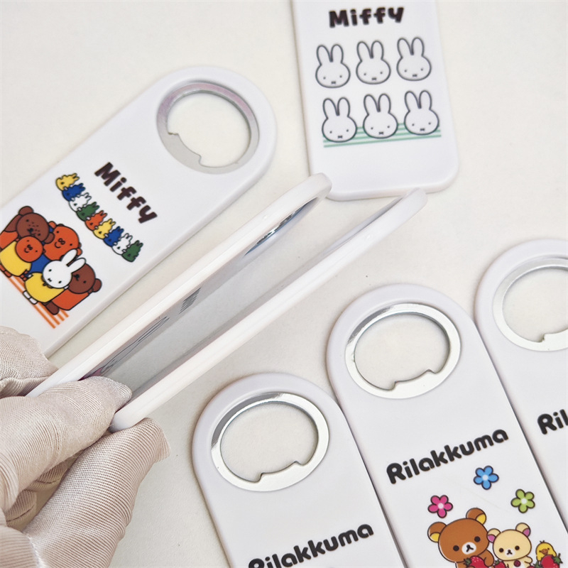 Deschizător de sticle cu Miffy și Rilakkuma, portabil, drăguț pentru bere