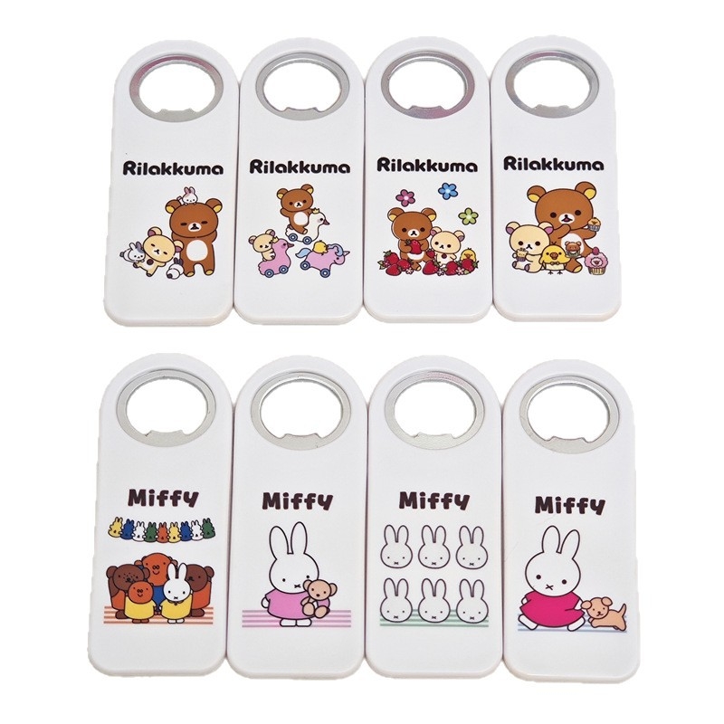 Deschizător de sticle cu Miffy și Rilakkuma, portabil, drăguț pentru bere