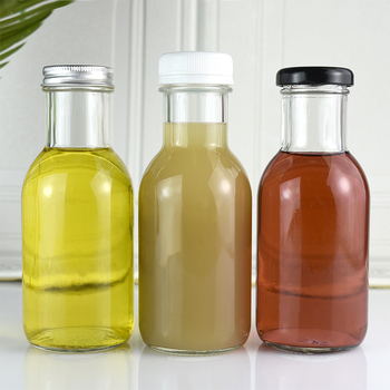 Sticle din sticlă pentru milk tea, cafea, sucuri și vin de fructe făcut acasă — 500 ml sticle goale, 350 ml sticle sigilate pentru dozare