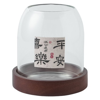 Set japonez stil retro cu borcan de stocare din sticlă pentru fructe, tacâmuri din oțel inoxidabil 304: furculițe și linguri, cu mânere din lemn