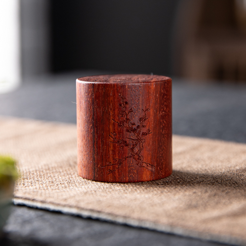 Set de capac din lemn de santal roșu, lucrat manual, suport pentru capacul ceainicului, pentru ceremonia de ceai Kung Fu, decoratiuni pentru ceai