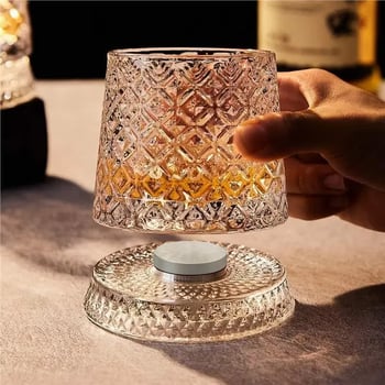 Pahar rotativ pentru whisky, cristal, pentru uz casnic