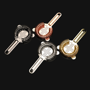 Filtru Hawthorne din oțel inoxidabil – stil european pentru cocktailuri, separare a cuburilor de gheață