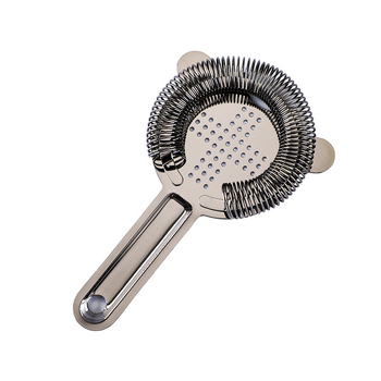Filtru Hawthorne din oțel inoxidabil – stil european pentru cocktailuri, separare a cuburilor de gheață
