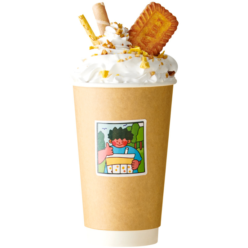 Ceașcă de cafea și ceai cu lapte, de unică folosință, cu capac, izolație dublă, pentru băuturi fierbinți din soia, pahare de hârtie pentru take-away, utilizare comercială