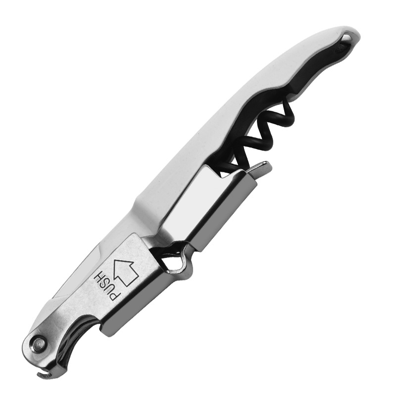 Mini cuțit pentru vin din oțel inoxidabil cu deschizător de sticle – unealtă de bucătărie portabilă cu șurubelniță