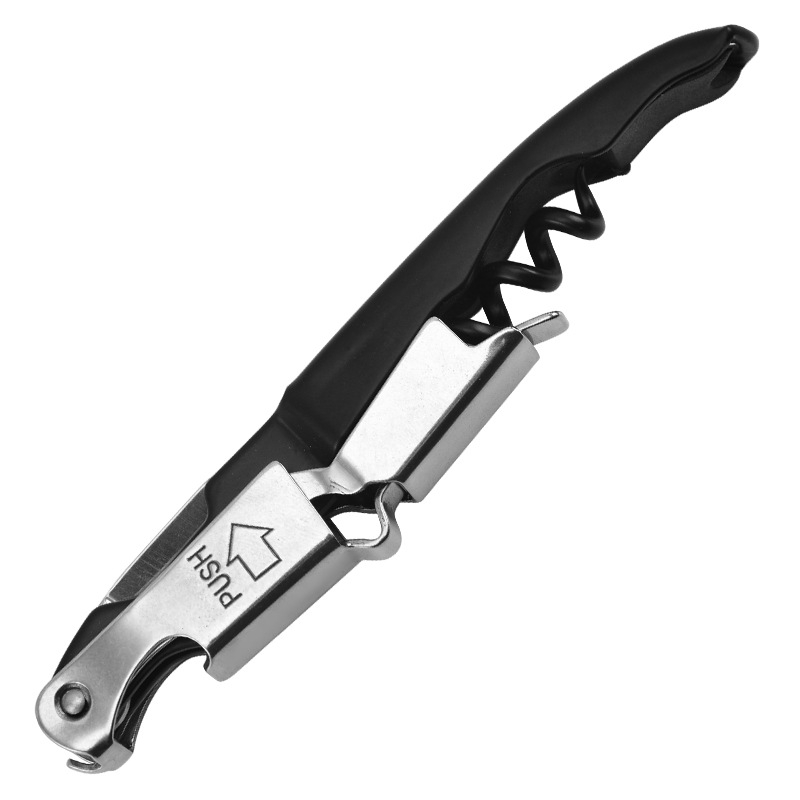 Mini cuțit pentru vin din oțel inoxidabil cu deschizător de sticle – unealtă de bucătărie portabilă cu șurubelniță