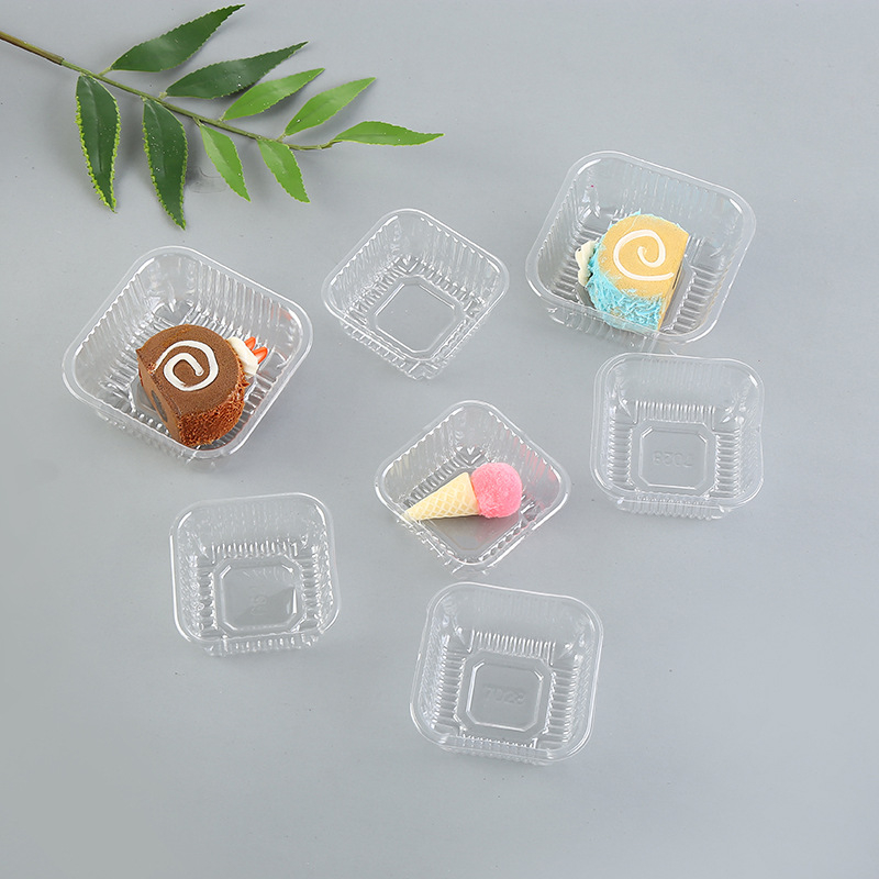 Pungi sigilante din film compozit mat, cu puncte albe, pentru Mooncakes Mid-Autumn, 100 buc.