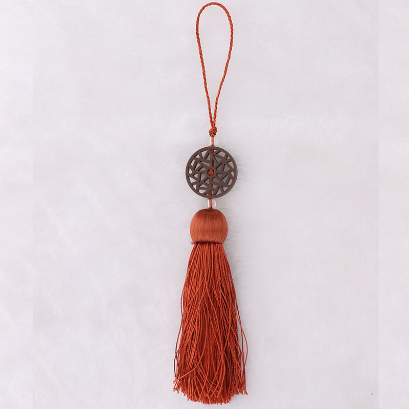 Accesorii pentru perdea cu franjuri verticale în stil chinezesc – franjuri mici de agățat și bile cu ciucuri pentru perdeaua ferestrei