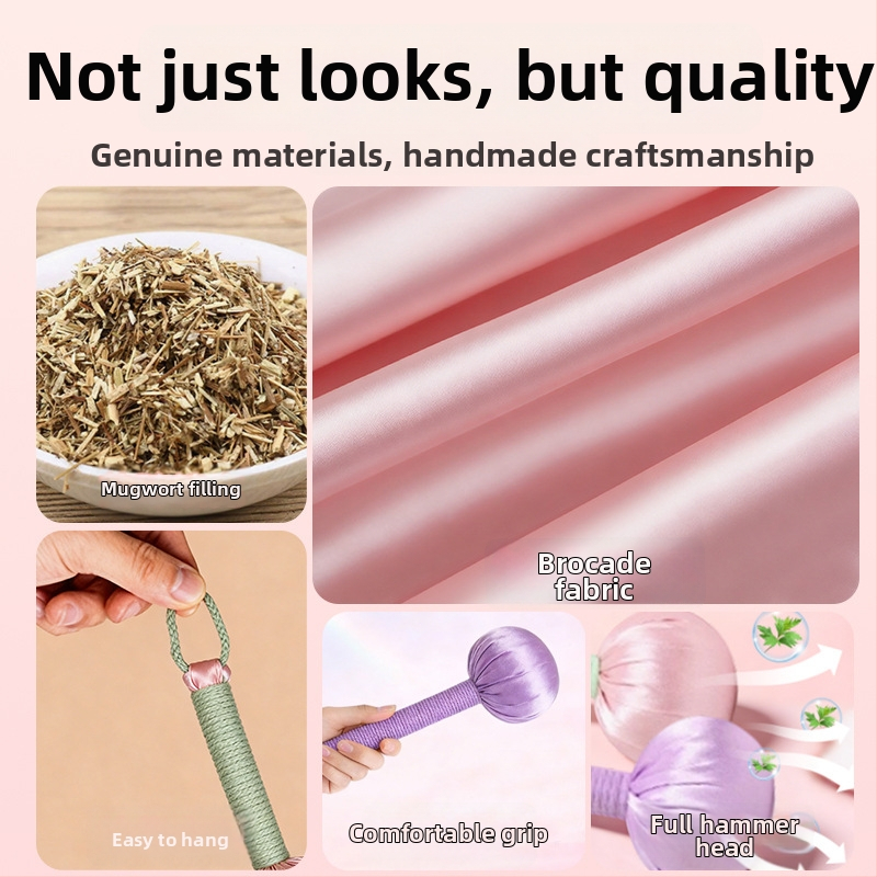 Hammer s mugwort pre seniorov — meridián masážny nástroj, zdravotný doplnok, darček na Deň matiek, prispôsobiteľný