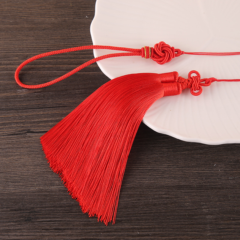 Set noduri chinezești cu ciucuri și mandală, pandantiv decorativ pentru mașină și geantă