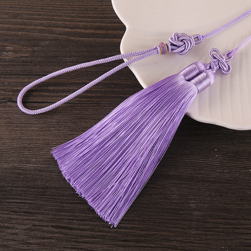 Set noduri chinezești cu ciucuri și mandală, pandantiv decorativ pentru mașină și geantă