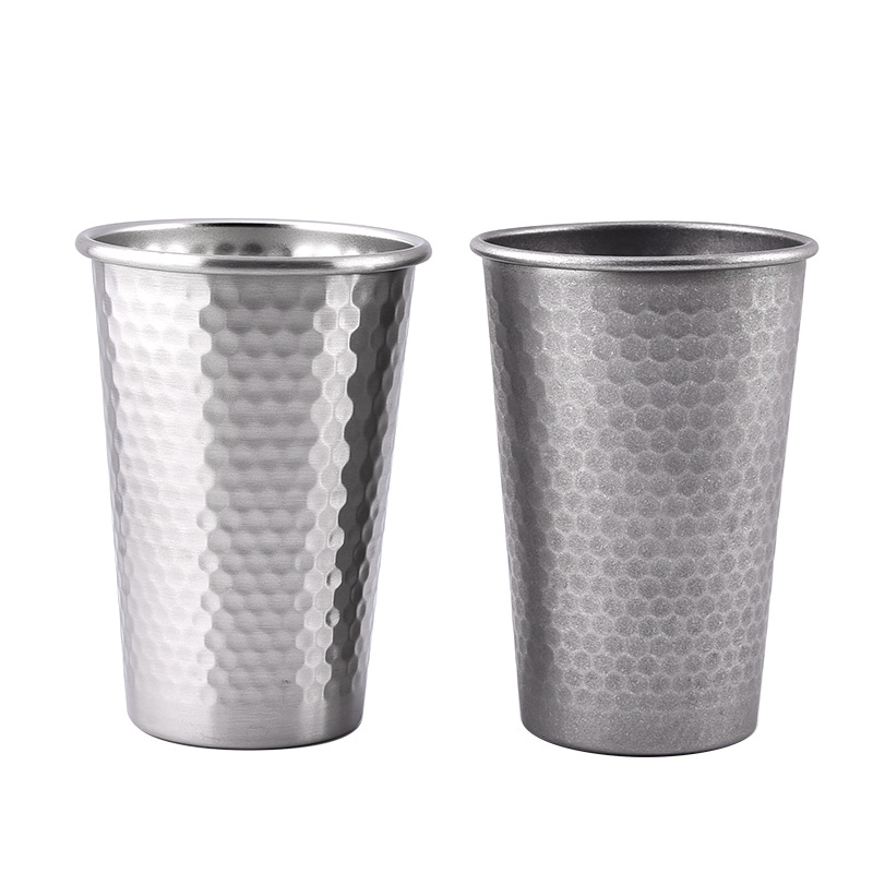 Cană din oțel inoxidabil 304, cu model diamant, pentru băuturi: cafea, băuturi calde și reci, camping