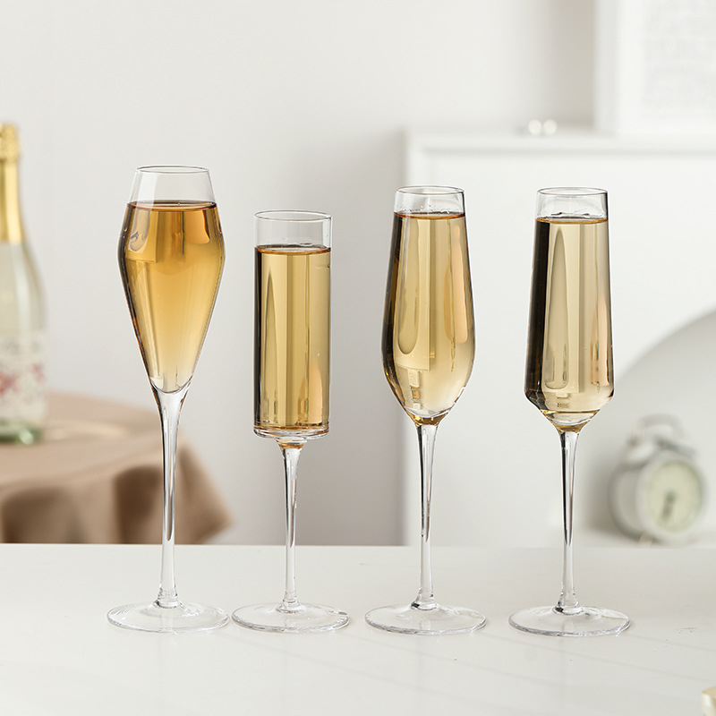 Pahar european din cristal, cu nuanțe curcubeu, pentru vin roșu, 201–300 ml, pahar luxos pentru vin și șampanie, utilizare casnică