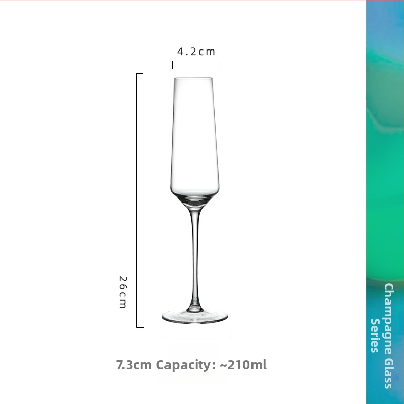 Pahar european din cristal, cu nuanțe curcubeu, pentru vin roșu, 201–300 ml, pahar luxos pentru vin și șampanie, utilizare casnică