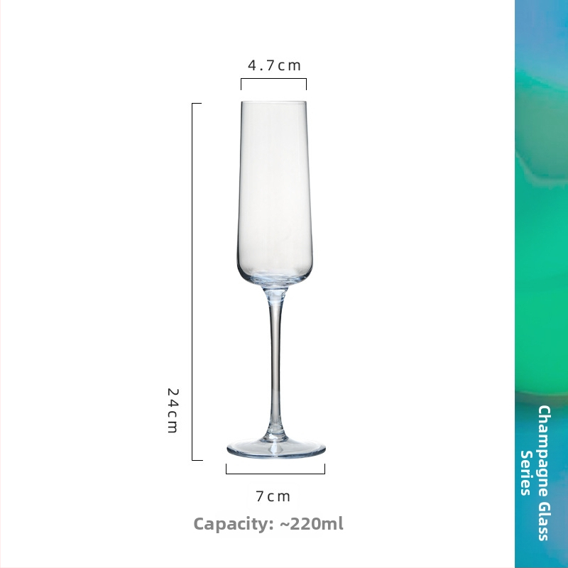 Pahar european din cristal, cu nuanțe curcubeu, pentru vin roșu, 201–300 ml, pahar luxos pentru vin și șampanie, utilizare casnică