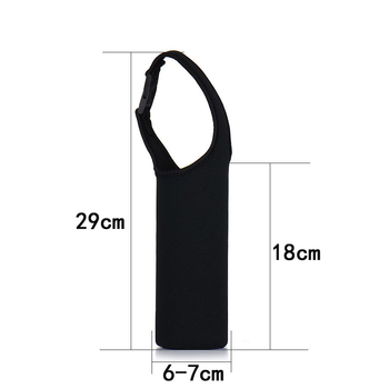 Husă pentru pahar din material textil, izolantă, cu logo imprimat, personalizabilă, ultra groasă, portabilă