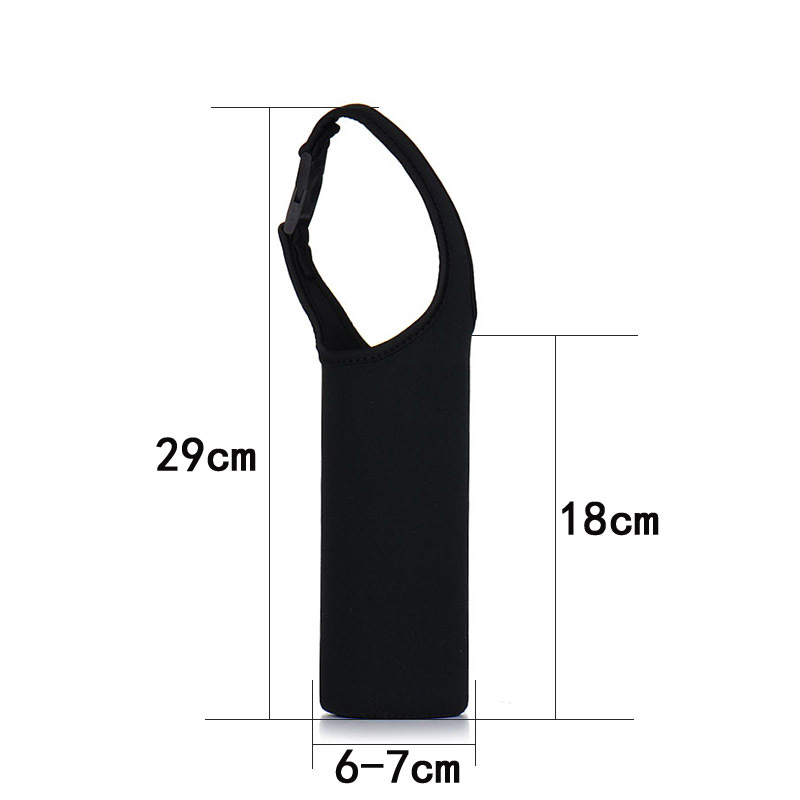 Husă pentru pahar din material textil, izolantă, cu logo imprimat, personalizabilă, ultra groasă, portabilă