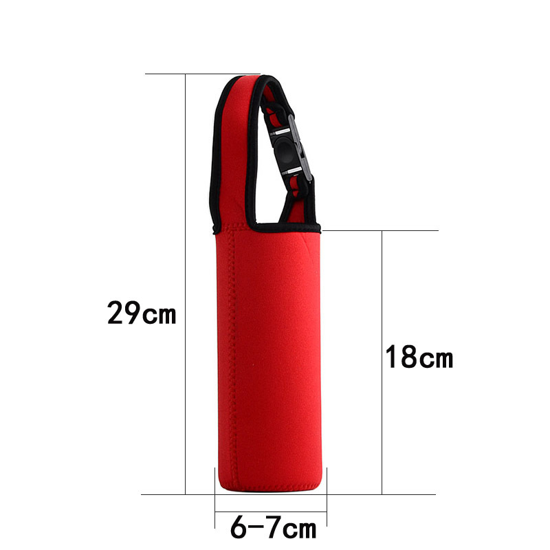 Husă pentru pahar din material textil, izolantă, cu logo imprimat, personalizabilă, ultra groasă, portabilă