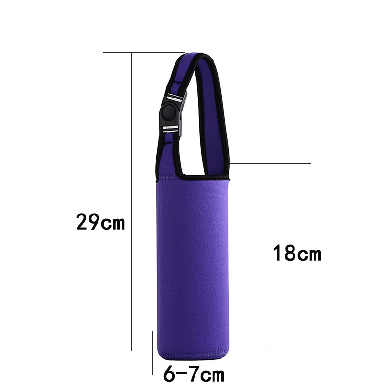 Husă pentru pahar din material textil, izolantă, cu logo imprimat, personalizabilă, ultra groasă, portabilă