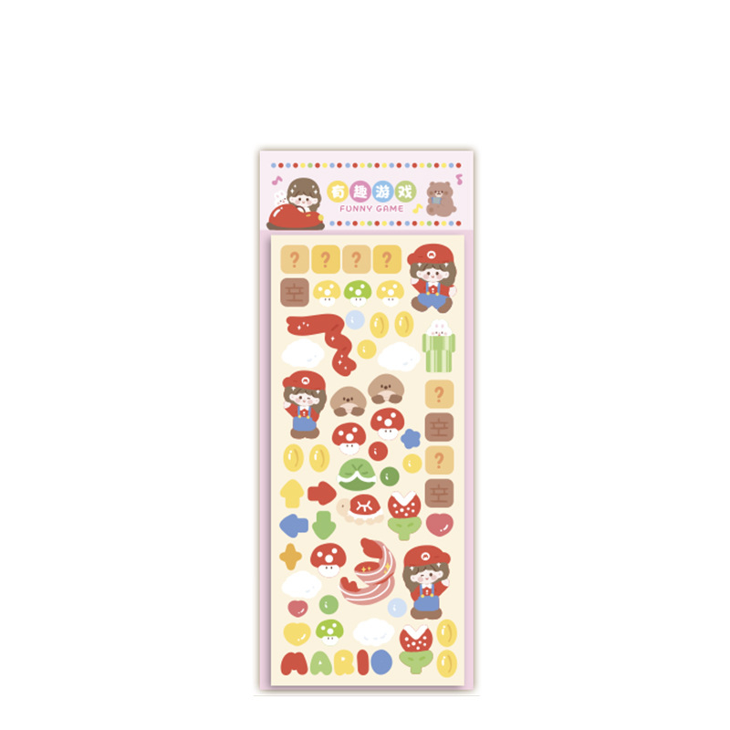 Set de Stickere Goo Card – Stickere pentru planner în stil coreean, tăiate cu laser, drăguțe, modele de înaltă calitate