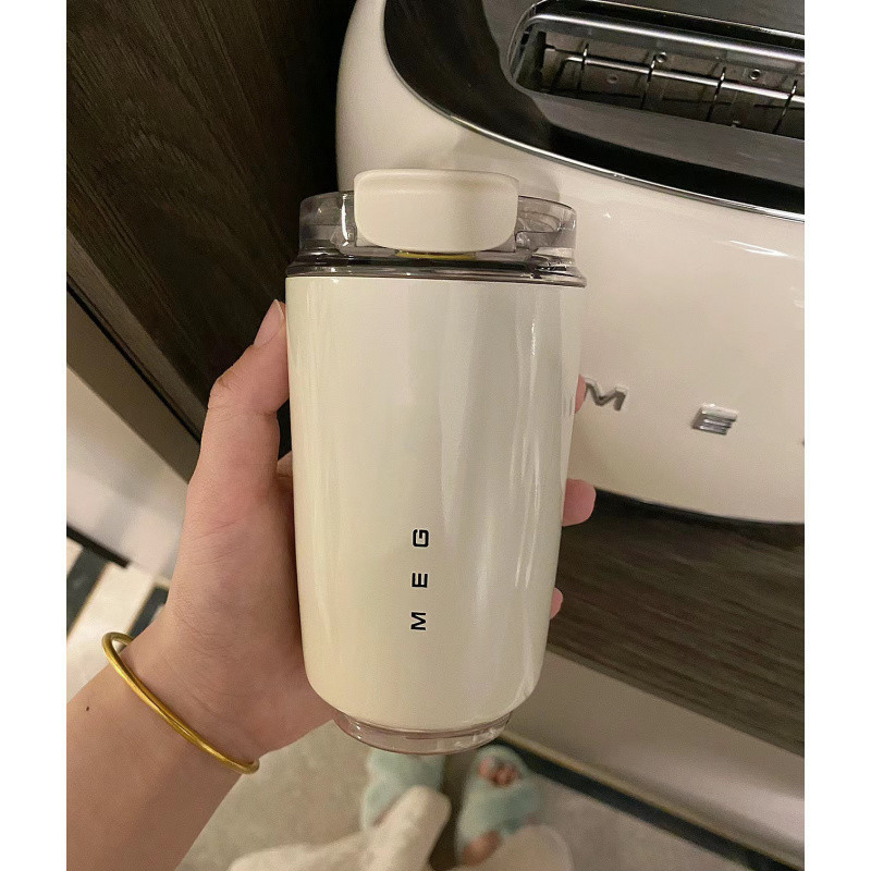 Semg cană termo din oțel inox 304, cană de cafea portabilă, cană de buzunar, duală pentru cald și rece, 8 culori