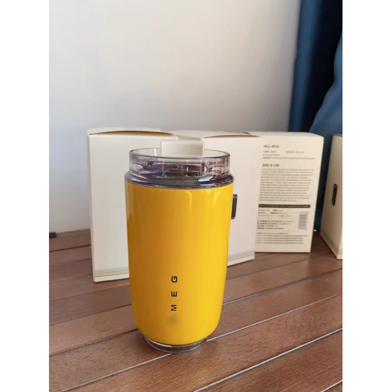 Semg cană termo din oțel inox 304, cană de cafea portabilă, cană de buzunar, duală pentru cald și rece, 8 culori