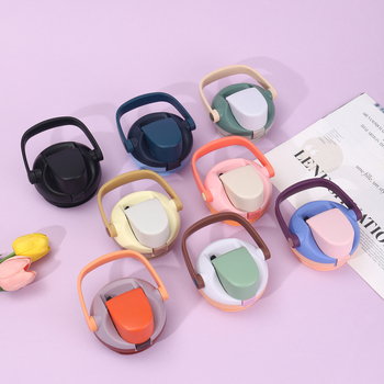 Capac pentru pahar de 30 oz, culoare macarons, capac dublu pentru termos pentru activități în aer liber