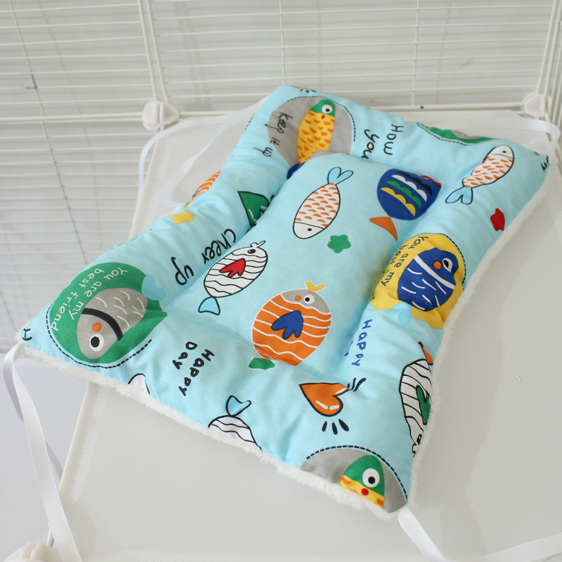 Хамстер хамак с Totoro гнездо подложка, лента за клетка за зайци, платформа за клетка, фланелено одеяло за морско прасе, спално килимче