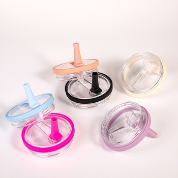 Cupe pentru băuturi de 40oz, capac colorat, silicon întărit, capac cu pai integrat și capac din plastic pentru pahar
